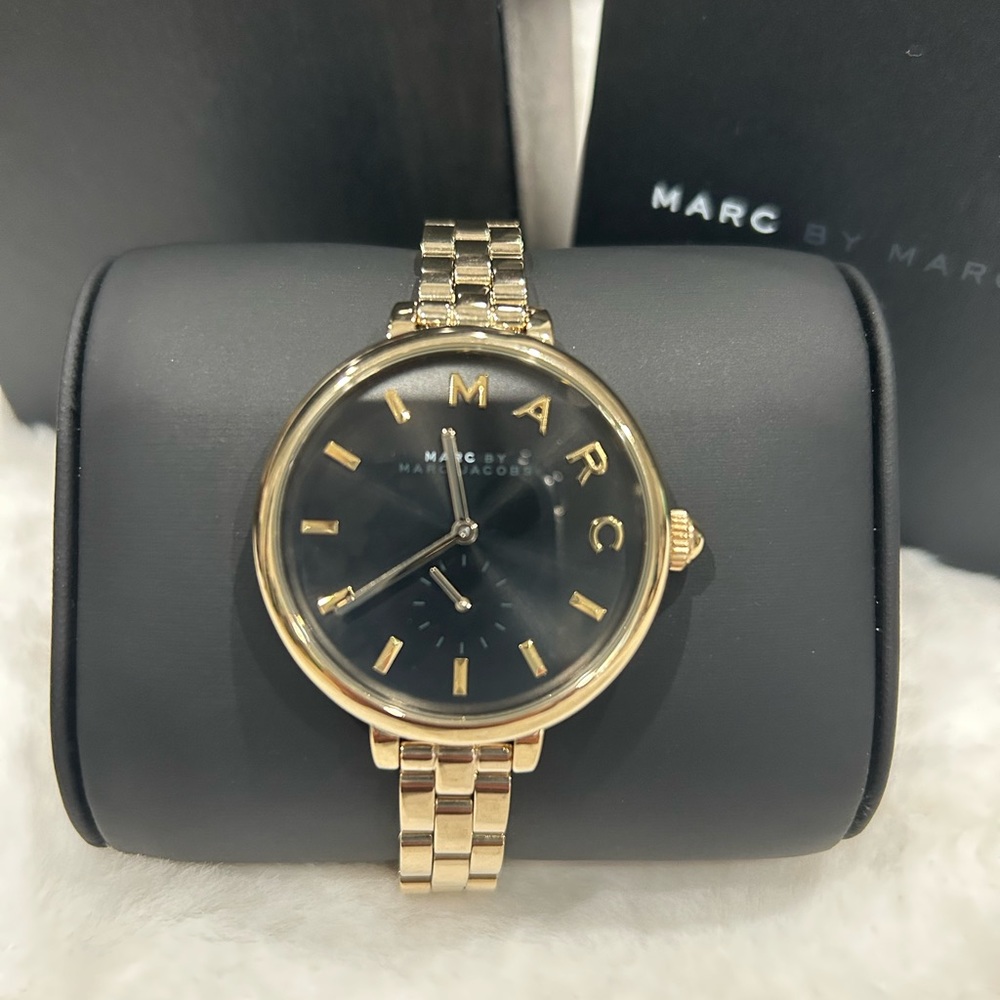 Marc By Marc kabobs Sally black dial gold tone Ladies Watch